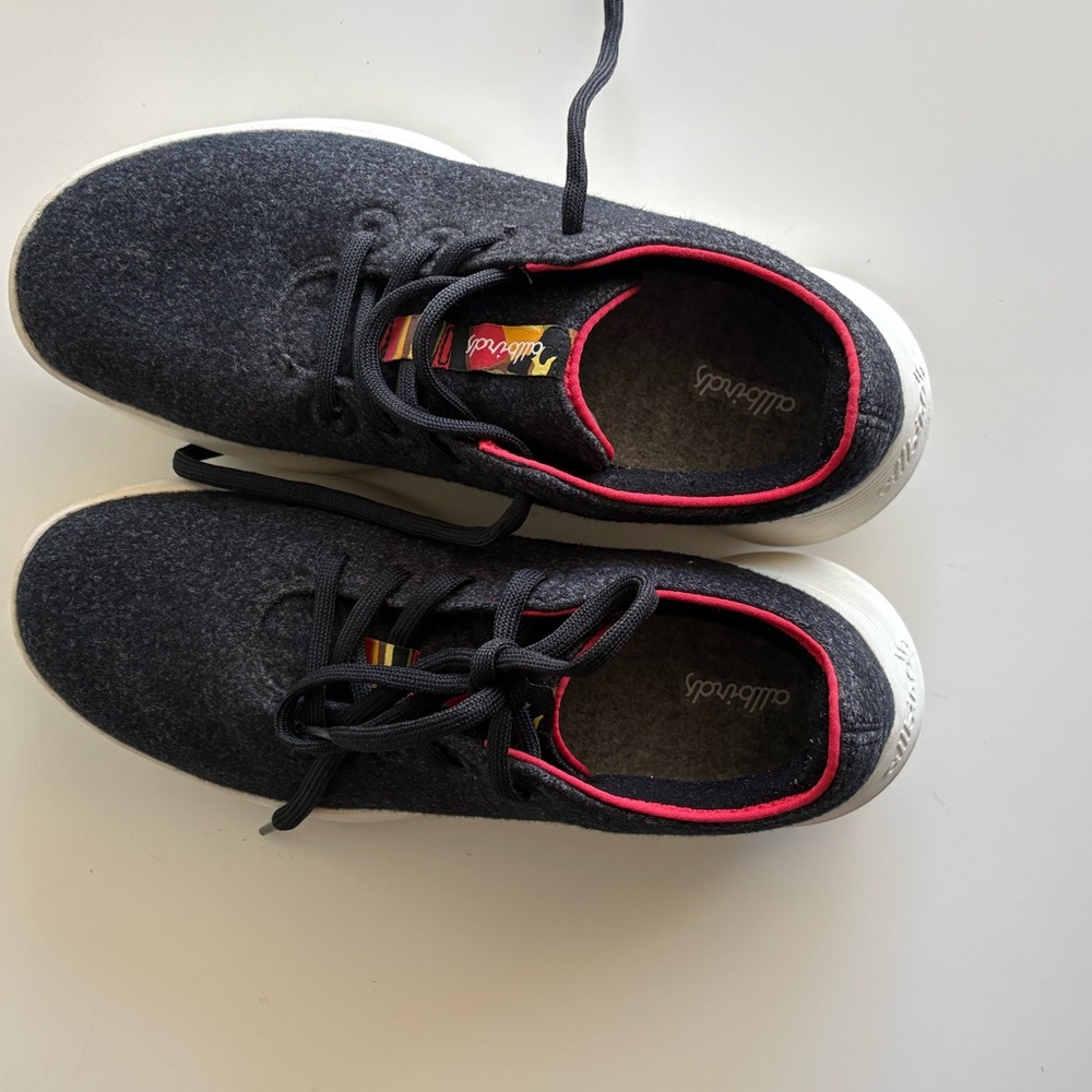 Allbirds Limited Edition Men’s Wool Runners Charcoal Sneakers Size 9.5 - Picture 9 of 10